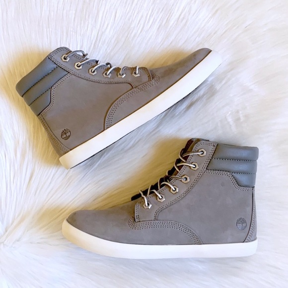 - Timberland Grey Dausette Sneaker Boots - Picture 4 of 8